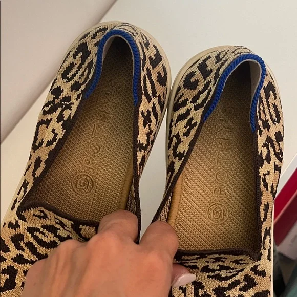 Rothy’s Leopard Print Slip-On Sneakers - Picture 7 of 8